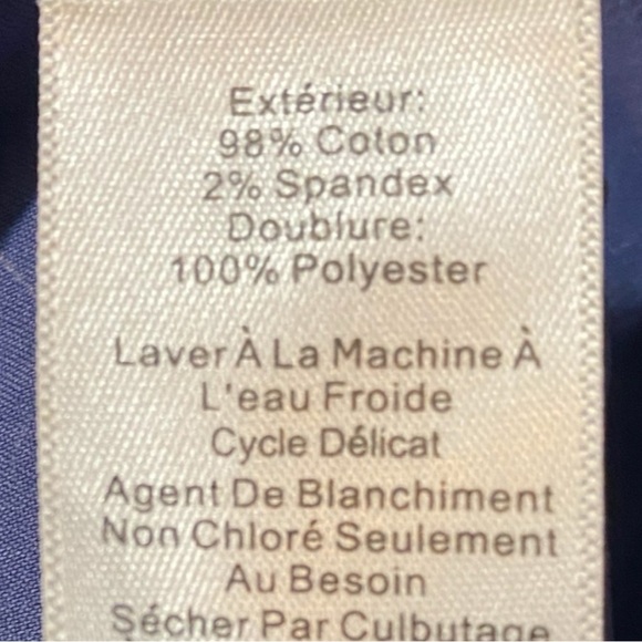 Talbots Blue and Pink Sleeveless A-Line Midi Dress Size 2 Petite - Picture 7 of 9